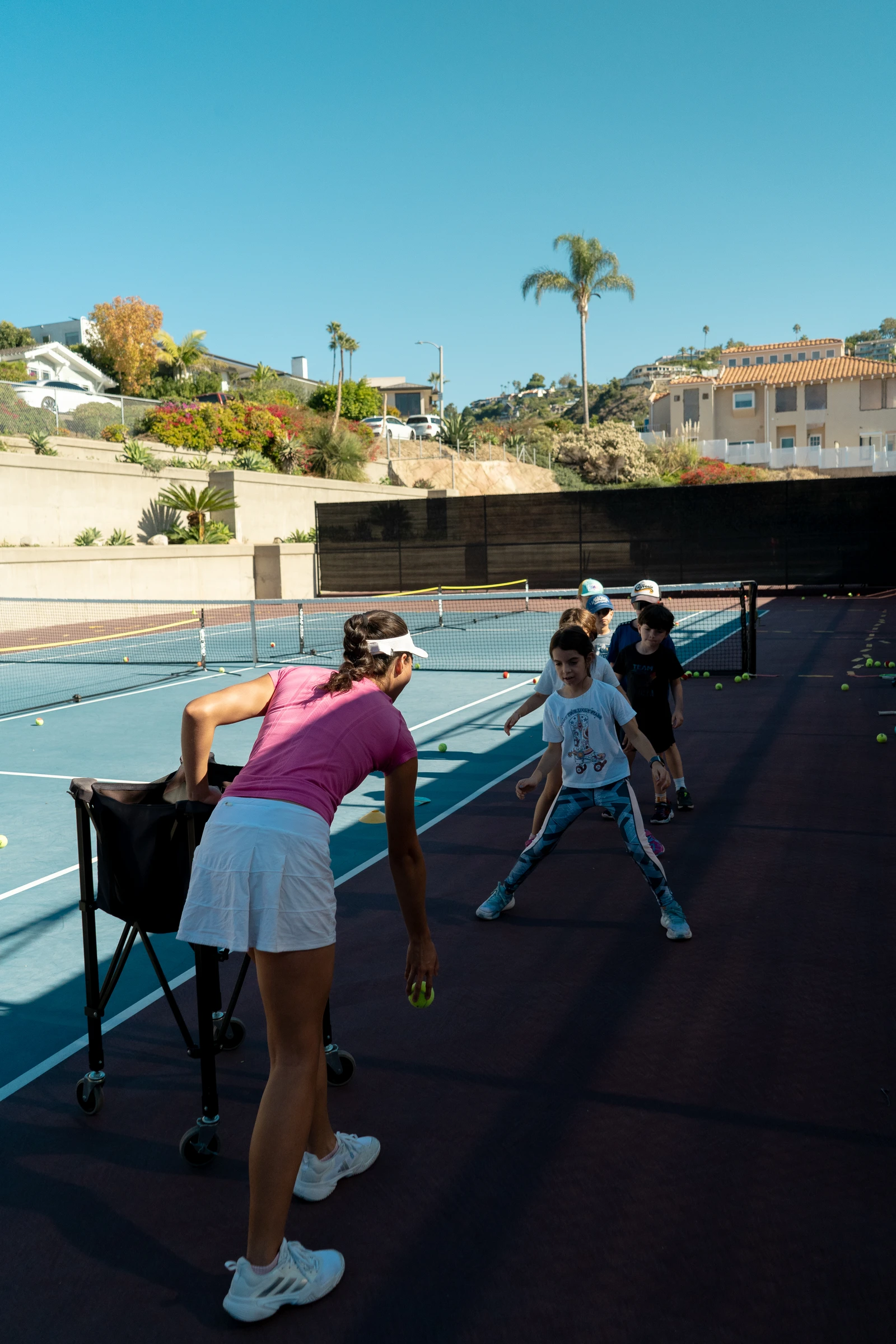Young players in camp action at LBTA