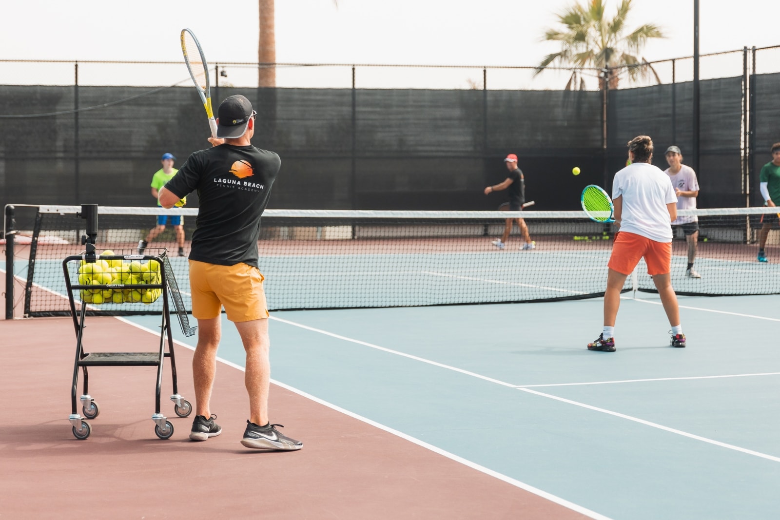 LiveBall session at Laguna Beach Tennis Academy